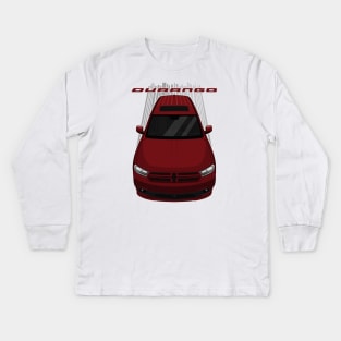 Dodge Durango 2014 - 2020 - Deep Cherry Red Kids Long Sleeve T-Shirt